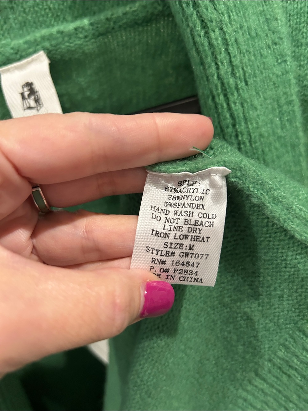 Flawless Woman’s Size medium Open-Front Cardigan Sweater. Deep pockets! Warm! - Picture 6 of 7